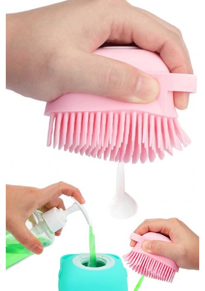 Çok Amaçlı Silikon Lif Hazneli Kese Banyo Duş Silikon Temizleme Yumuşak Duş Kese Asorti 1420 fiyatları