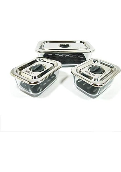 3'lü Cam Saklama Kabı Seti modelleri