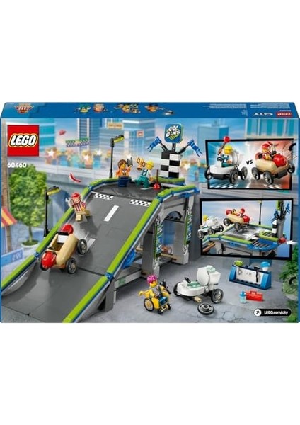 City Senin Kuralların: Yarış Arabası Rampa Parçası 60460-6 Yaş ve Üzeri Çocuklar Için Sürücü Minifigürü Içeren Yaratıcı Oyuncak Yapım Seti, Doğum Günü Hediyesi (436 Parça) fiyatları