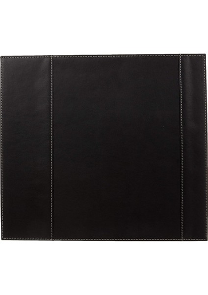 3531-1 Sümen Takımı Deri Tek Parça Pad Toplantı Sümeni 35X31, 5 Cm, Siyah