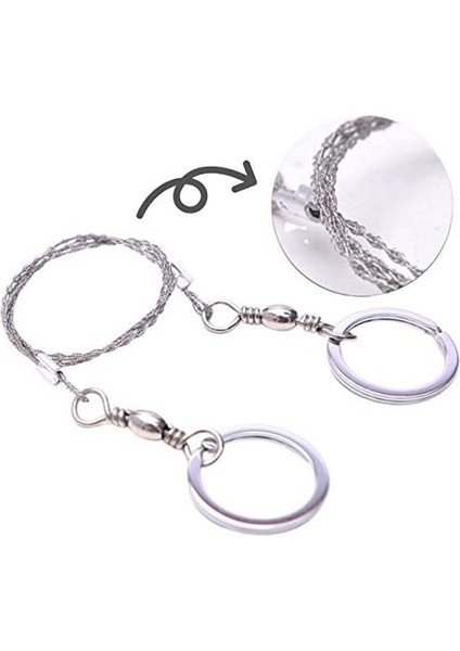 Karavanda, Kampta Taşınabilir Mini Zincir Cep Testeresi Dişli Tel Ahşap Plastik Metal Kesici modelleri