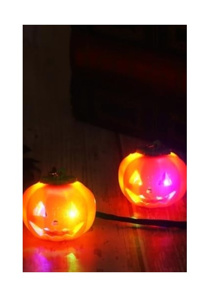 Bayramı Halloween Pilli Balkabağı Kolye 3 Lü fiyatları