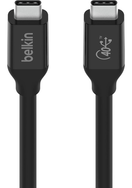 Usb4 USB C - USB C Kablosu 2,6 Ft (100 W'a Kadar Güç Sağlama, 40 Gb/sn Veri Aktarım Hızı ve Thunderbolt 3, USB 3.2 ve Daha Fazlası ile Geriye Dönük Uyumluluk ile USB If Sertifikalı)
