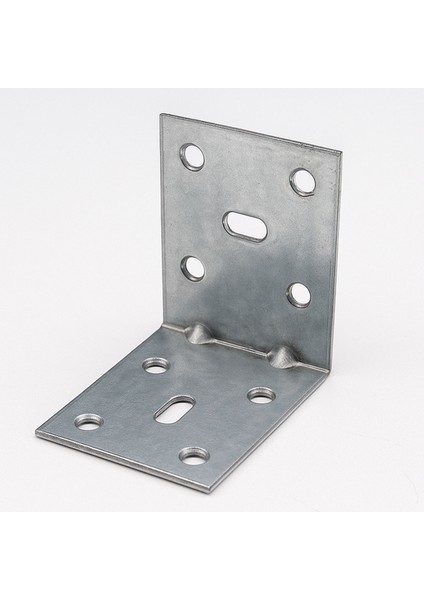 L Demir Gönye 40X50X50 mm (50 Adet) Mobilya Raf Dolap Sabitleme Köşebent Dayanıklı Bağlantı Aparatı