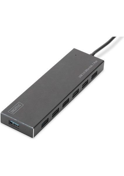 DA-70241 USB 3.0 7 Port USB Çoklayıcı Mat Siyah