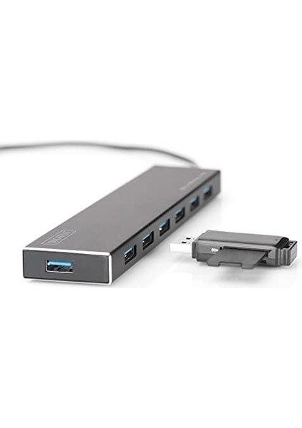 DA-70241 USB 3.0 7 Port USB Çoklayıcı Mat Siyah modelleri