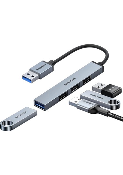 Usb-A 3.0 5gbps 4 Portlu USB Çoklayıcı Hub