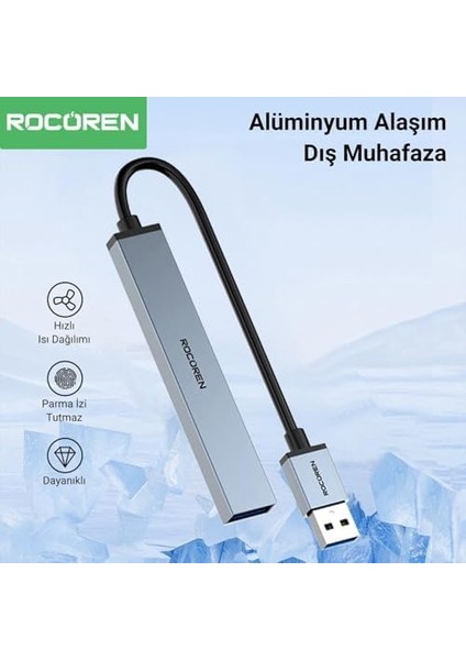 Usb-A 3.0 5gbps 4 Portlu USB Çoklayıcı Hub modelleri