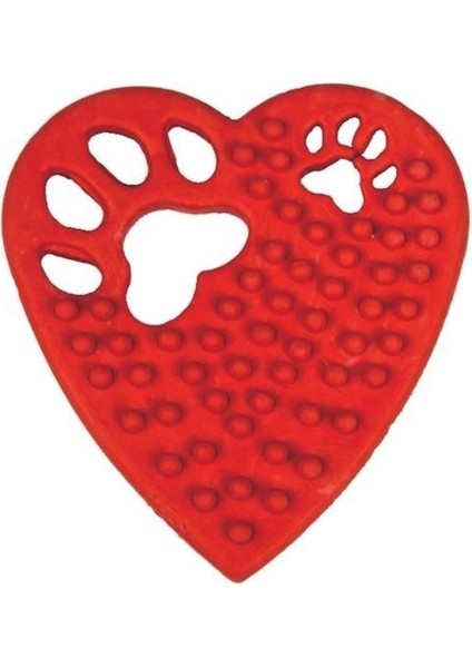 ® Kalp Şekilli Tırtıklı Evcil Hayvanlar Için Diş Kaşıma Çiğneme Oyuncağı
