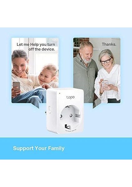 P110 4-Pack, Enerji Izleme, Amazon ve ile Çalışır, Uzaktan Kontrol, Cihaz Paylaşımı, Hub Gerekmez, Mini Akıllı Wi-Fi Soketi fiyatları