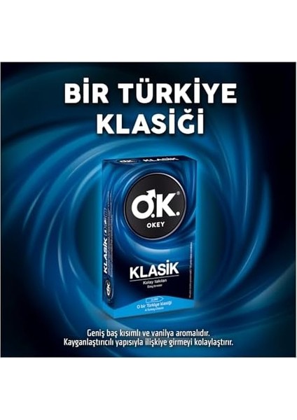 Okey Klasik Prezervatif 10 Adet modelleri