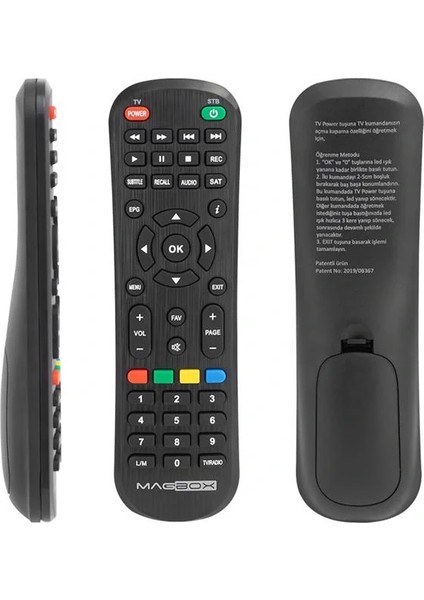 Magbox Vip - Dragon - Luna / Sunny 14850 / Akiwa Hd / Hometech HT-1010 / Digiline X100 / Astracom Saturn Hd / Rowell Mini Hd Uyumlu Uydu Alıcı Kumandası