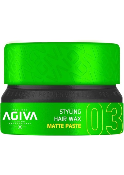 Agıva Wax 155ML 03 (Matte Paste) Yeşil