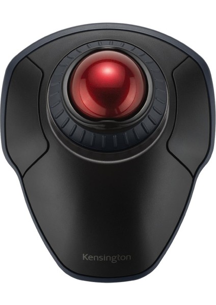 Kablosuz Trackball, Kaydırma Halkalı, Profesyonel Fare, Bluetooth Ile, (2,4 Ghz Kablosuz), Optik Izleme ve Aes Şifreleme, Sol Veya Sağ Elini Kullananlar Için, Siyah/kırmızı, K70992WW