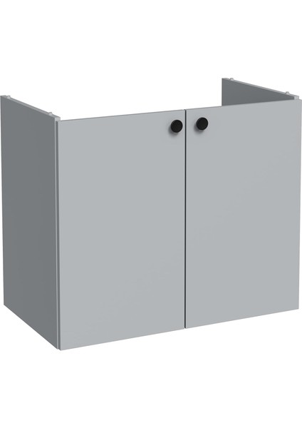 Shift T20 81001 Kapaklı Lavabo Dolabı, Kül Gri, 80 cm