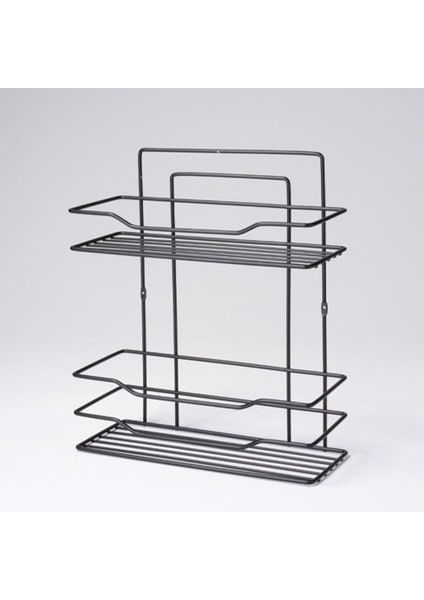 Mark Premium 2 Katlı Duş Rafı Paslanmaz Siyah