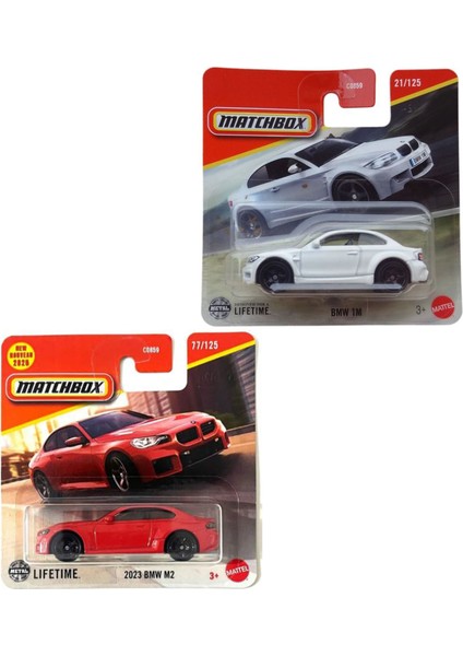 2 Araç Set - Matchbox 2023 Bmw M2 & Matchbox Bmw M1 (1/64)