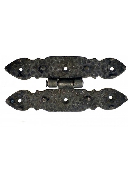 Eco Lounge Antika Tarz Dekoratif Pirinç Düğmeli Menteşe - 142X69 Mm, Oksit