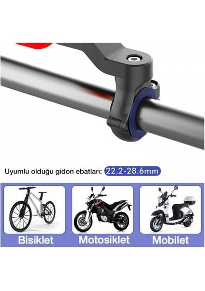 Motosiklet, Bisiklet, Için Gidon Telefon Tutucu, Kilitli Telefon Tutucu fiyatları