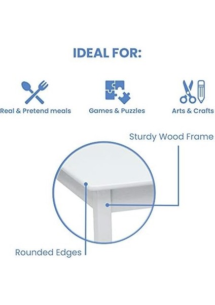 Children Mysize Kids Ahşap Masa ve Takımı (2 Dahil) fiyatları