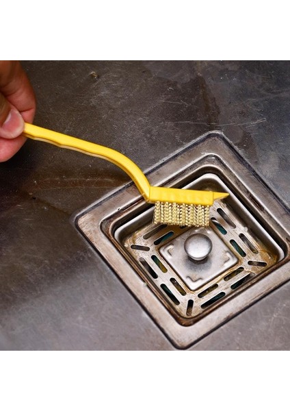 Çok Amaçlı Mini Tel Fırça 3'lü Set – Bakır, Demir ve Sert Plastik Uçlu Fırçalar | Yağ, Kir ve Pas Temizliği Için Etkili Araç, Ocak, Lavabo, Arası ve Araba Detaylı Temizlik Seti modelleri