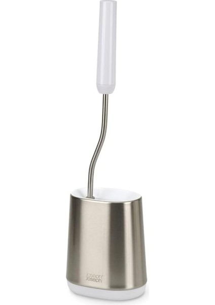 Lite - Saplı Silikon Tuvalet Fırçası, Esnek, Damlatmaz, Tıkanmaz Başlık, Paslanmaz Çelik