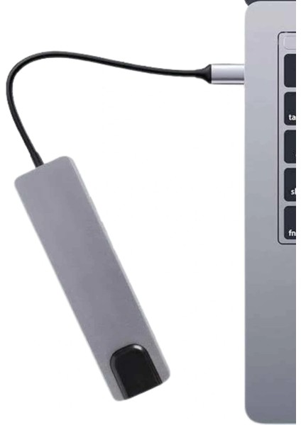 USB Type-C Hub Dönüştürücü Çevirici Çoklayıcı Macbook Çevirici 8 Portlu modelleri