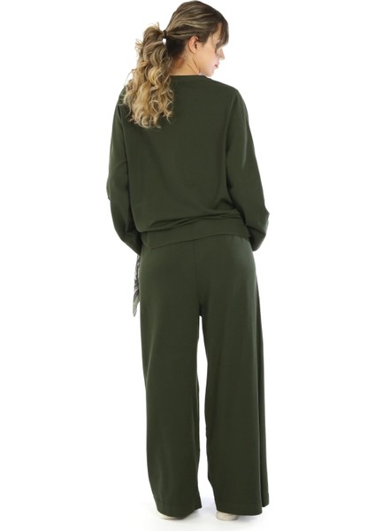 Eşarp Detaylı Triko Takım modelleri