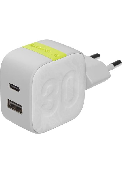 By - Instantcharger 30W 2 USB Şarj Cihazı, Beyaz