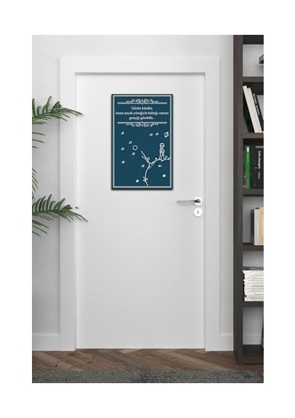 Kuşe Kağıt Duvar Posteri Gözler Kördür Insan Ancak Yüreğiyle Retro DRTR0048 modelleri