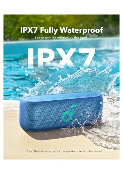 By Select 2s Hoparlör, Tws, 20W Ses, Güçlü Bas Için Teknolojisi, 16 Saat Çalma Süresi, Ipx7 Tamamen Su Geçirmez, Mavi modelleri