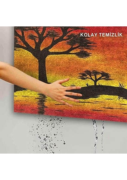 Tasarımlı Dekoratif Kapı Önü Paspas, Dış Mekan/ev Içi/ /mutfak/yatak Odası/giriş Paspasları (Afrika, 45X70) modelleri