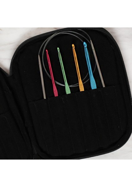 Loren Çantalı Tığ ve Örgü Aksesuarları Seti modelleri