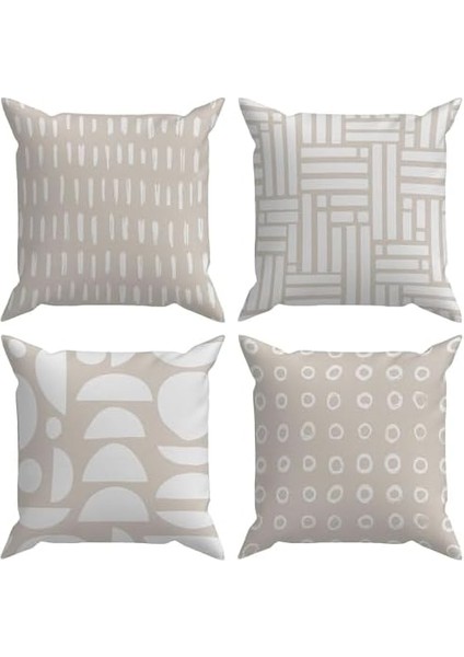 Geometric 4'lü Kırlent Kılıfı DS36 fiyatları