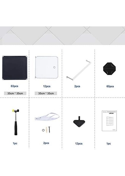 2 Askılı, Modüler Kombinasyon Dolabı, Yerden Tasarruf Sağlayan Vidasız Raf Sistemi, 143 x 36 x 178 Cm, Siyah LPC30H modelleri