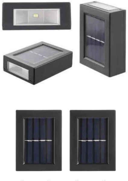 Solar Güneş Enerjili Çift Taraflı Duvar Lambası Çift Taraflı Duvar Lamba Güneş Enerjili modelleri