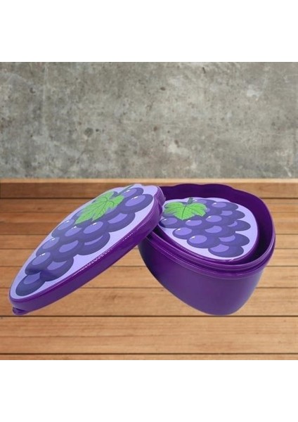 ® 2'li Iç Içe Geçebilen Üzüm Model Saklama ve Beslenme Kabı Seti (550 ml + 250 Ml) fiyatları