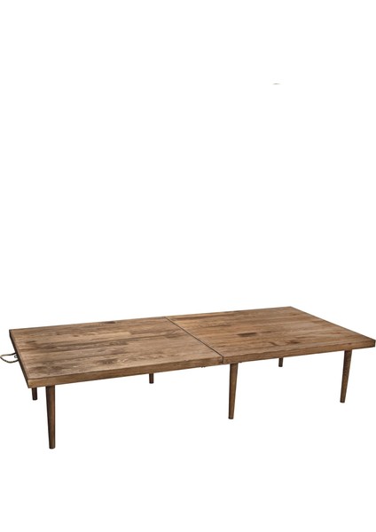 Katlanır Kamp, Piknik ve Bahçe Masası 70X150 cm - Ceviz Renk