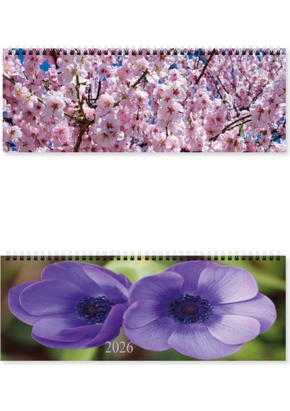 2 Adet Masa Takvimi 2026 13*33