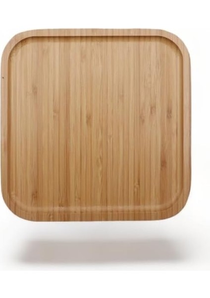 Bambu Lüx Kare Servis 20 * 20CM, Bambu Sunumluk & Çerezlik Kare Sunum Tabağı fiyatları