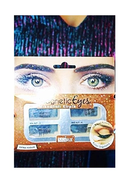 Mara Kozmetik Magnetic Eyes Mıknatıslı Kirpik Extra Yoğun, Siyah fiyatları