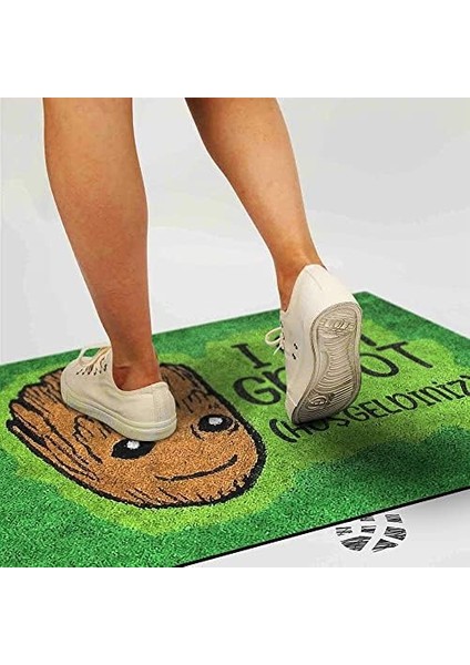 Tasarımlı Dekoratif Kapı Önü Paspas, Dış Mekan/ev Içi/ /mutfak/yatak Odası/giriş Paspasları (Groot, 45X70) modelleri