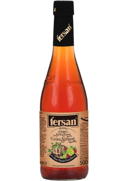 Fersan Detox 500 Cc%4 Sirke Analı Üzüm Sirkesi - Cam