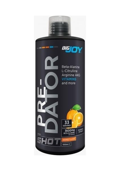 Sports Predator Shot, Portakal, 1000ML