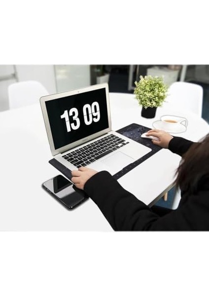 Dünya Haritası Ekstra Büyük Genişletilmiş Kaymaz Kauçuk Oyun Mouse Pad & Klavye Masa Mat Bilgisayar Aptop Için (900 mm x 400 mm x 2 Mm) L ZMP253 Siyah (Dünya Haritası, 90 x 40 Cm) modelleri