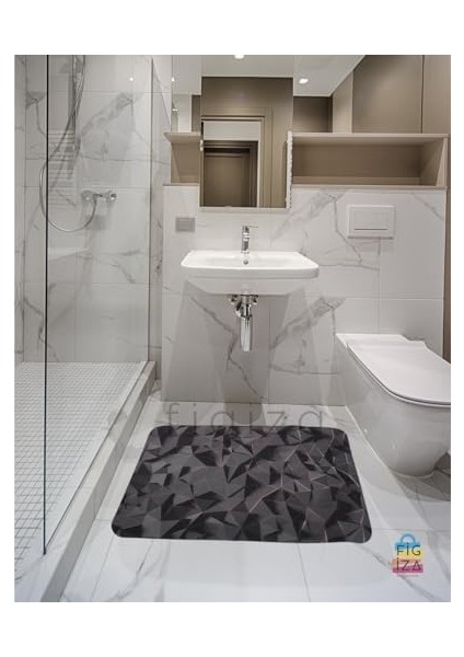 Paspası Süper Su Emici Kaymaz Tabanlı Paspas Lavabo Paspası (60 * 40CM) fiyatları