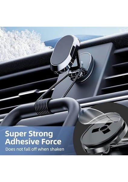 2022 Yükseltilmiş Manyetik Araç Telefon Tutucu – Katlanabilir & 360° Döner Tasarım, Süper Güçlü Mıknatıs, Yapışkanlı Montaj, Tüm Akıllı Telefonlarla Uyumlu, Kompakt Metal Gövde modelleri