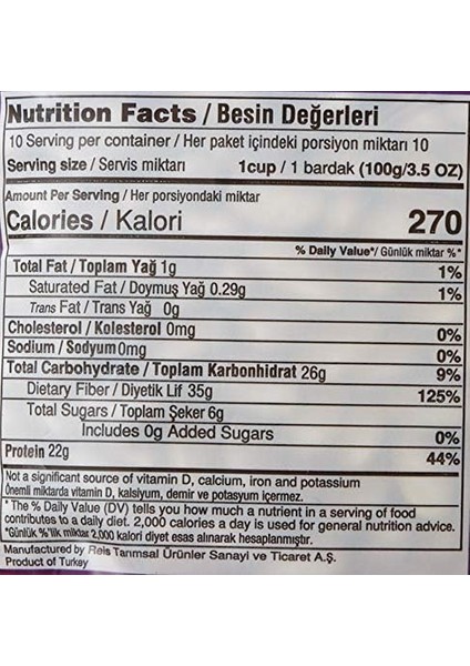 Reis Kuru Fasulye 1 kg