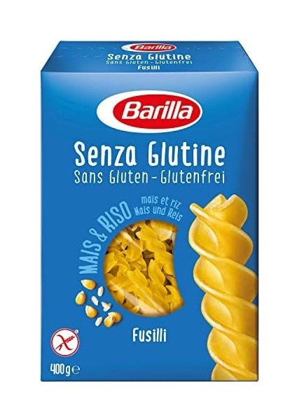 Barilla Glutensiz Burgu (Fusilli) Makarna 400 gr fiyatları
