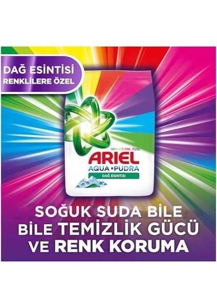 Ariel Dağ Esintisi Renklilere Özel 6 kg Hızlı Çözünme Toz Çamaşır Deterjanı modelleri